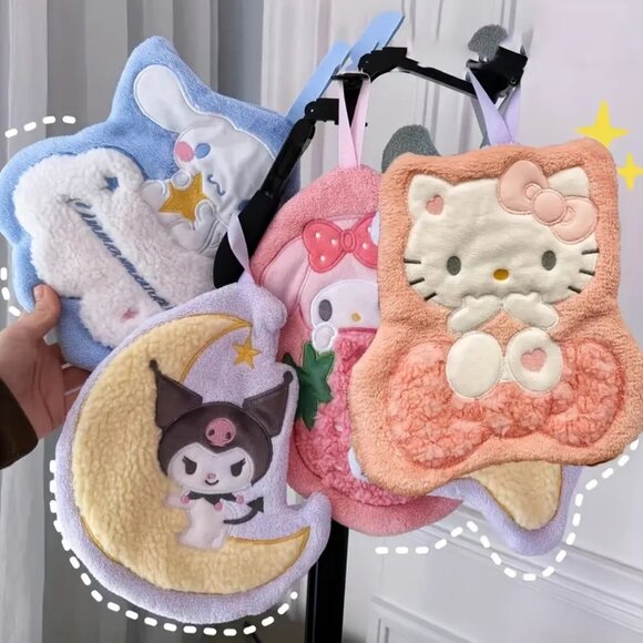 Other - Hello Kitty & Friends Fleece Hand towel/wash Cloth - You Choose
